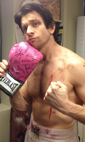 Andy Karl and the cast of Rocky